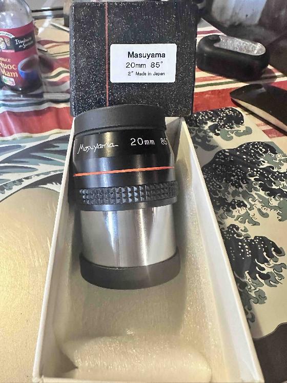 MASUYAMA Eyepiece 20mm 85° 2" Made in Japan