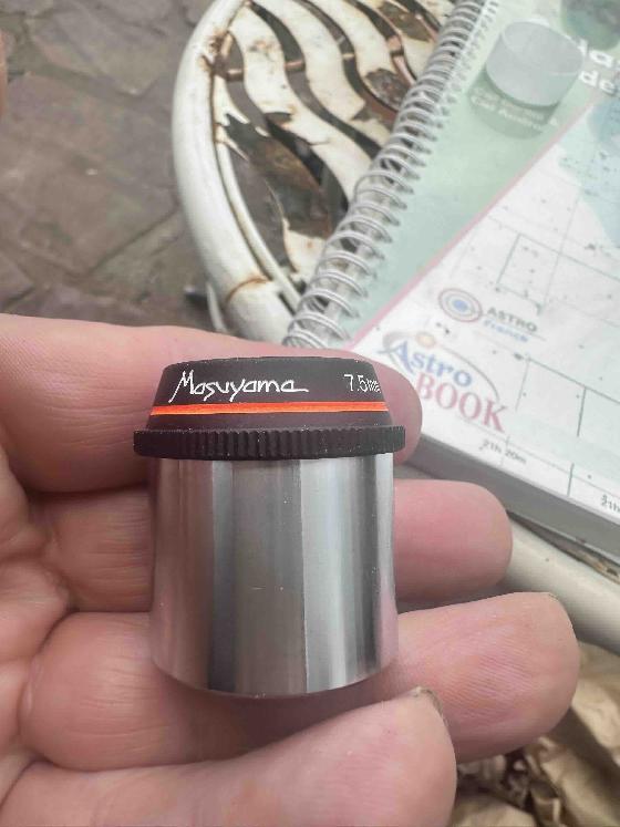 MASUYAMA 2 oculaires 7,5mm 15mm 52° 1,25" Made in Japan