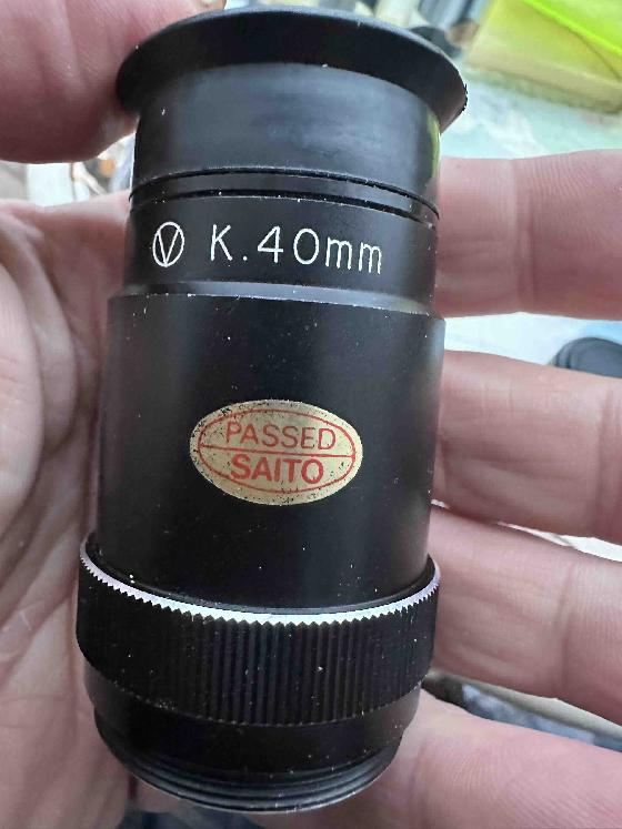 VIXEN Set de 11 oculaires 0,965" de 4mm à 40mm Japan avec boite Vixen jaune fluo