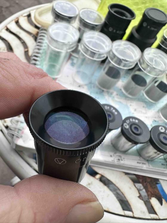 VIXEN Set de 11 oculaires 0,965" de 4mm à 40mm Japan avec boite Vixen jaune fluo