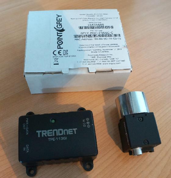 Baisse Prix: Cam PtGrey BlackFLY 23S6C 2.4Mp Giga IMX249 + acc