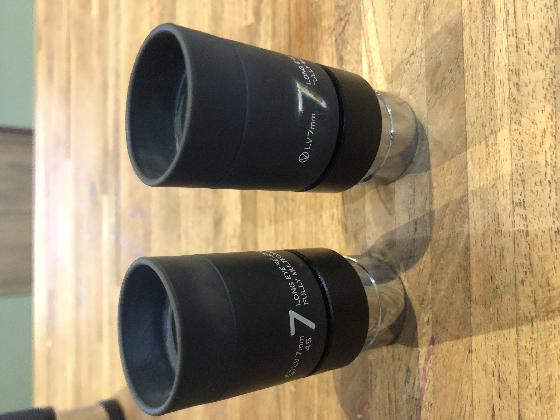 Paire Oculaires Vixen LV7mm 45° 