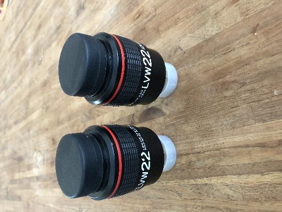 Oculaires Vixen LVW22 65°