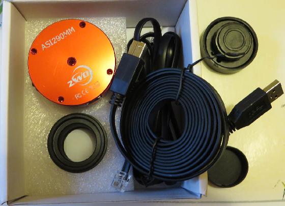 1 came?ra plane?taire monochrome ZWO Asi290MM 250€