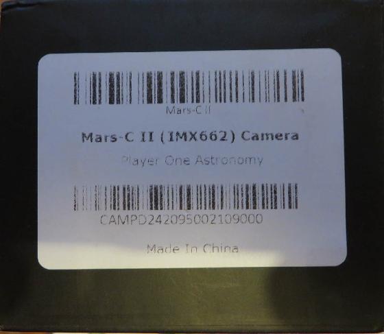 1 came?ra plane?taire couleur PlayerOne Mars C-II (IMX662C) 