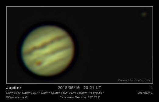 Jupiter 19 mai 2018 22h20
