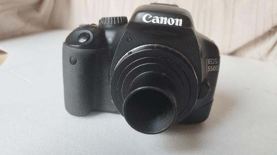 Canon 550D partiellement defiltré 