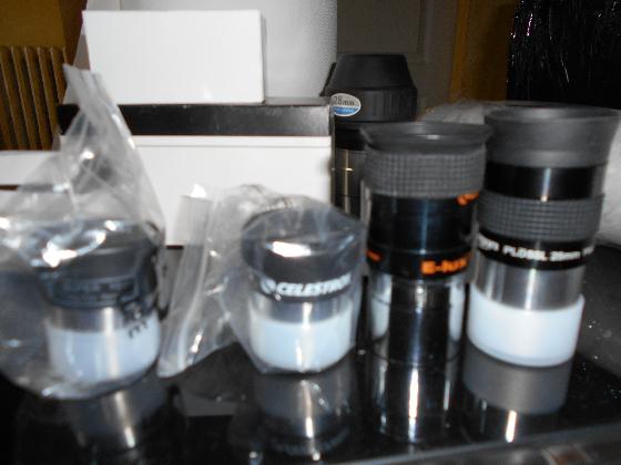 lot de 4 oculaires 1,25"