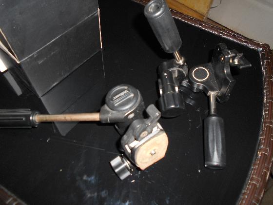 lot de deux têtes de trépied pour bricoleur