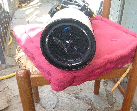 Lunette apochromatique quadruplet TS 100/580 imaging star