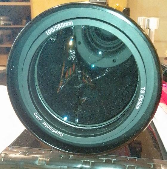 Lunette apochromatique quadruplet TS 100/580 imaging star