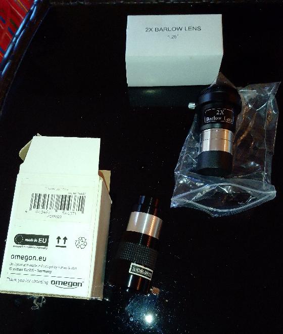 Barlow achromatiques X 3  et X 2 