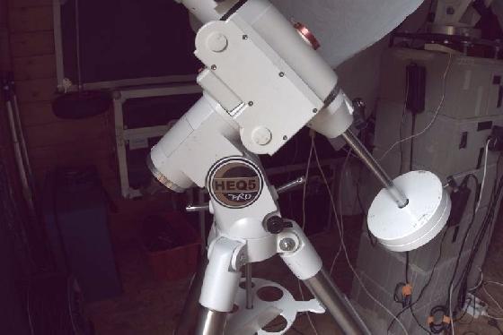 Monture HEQ5 avec courroies