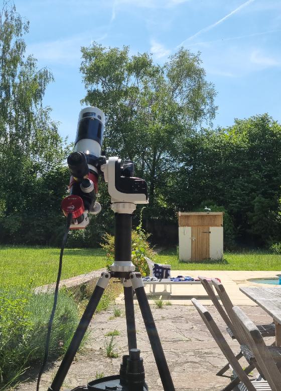 LUNT 60LS MT Ha Pressure Tuner Double stack quasi neuve. Avec monture SW SolarQuest