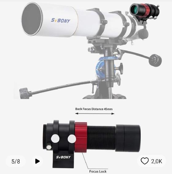 Mini Lunette guide 30mmF4 toute neuve