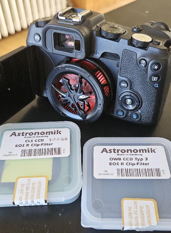Canon EOS RP Refiltré Astrodon + accessoires et filtres