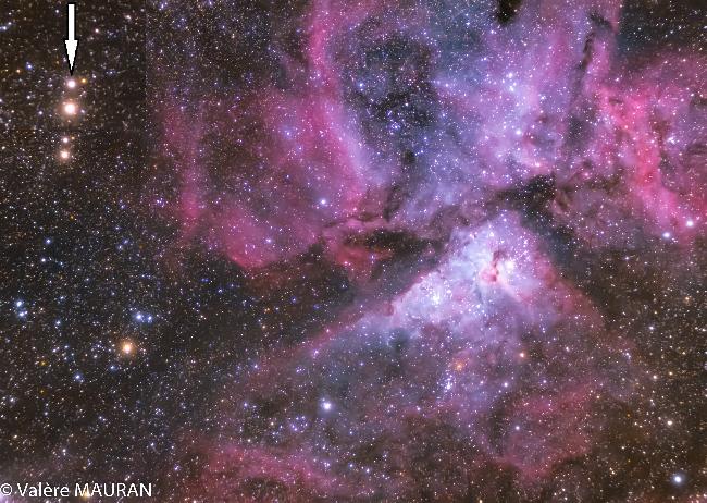 NGC3372+ASASSN-18FV 27-03-2018 L réunion(974)