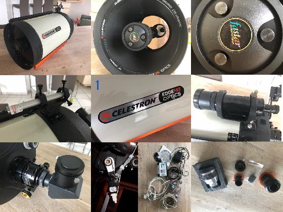 Tube Celestron C11 EDGE HD + Accessoires (robofocus)