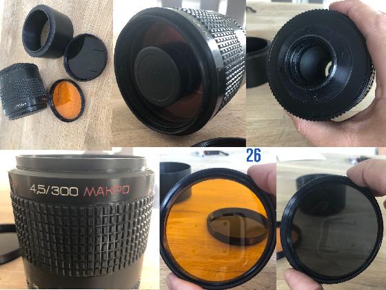 Objectif Photo MAKSUTOV RUBINAR 300/f:4,5