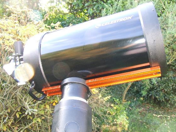 Tube celestron C9 XLT compatible fastar avec malle de transport dédiée.