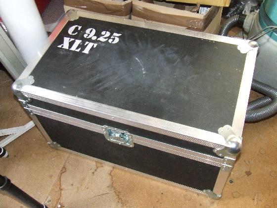 Tube celestron C9 XLT compatible fastar avec malle de transport dédiée.