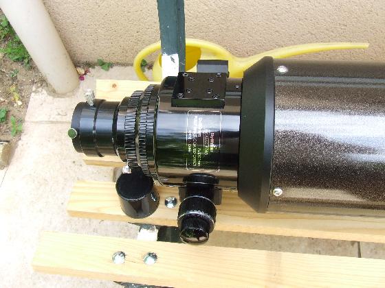 Lunette sky-watcher 150ED avec feather touch 3"