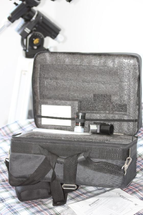 C5 celestron dans sa malette