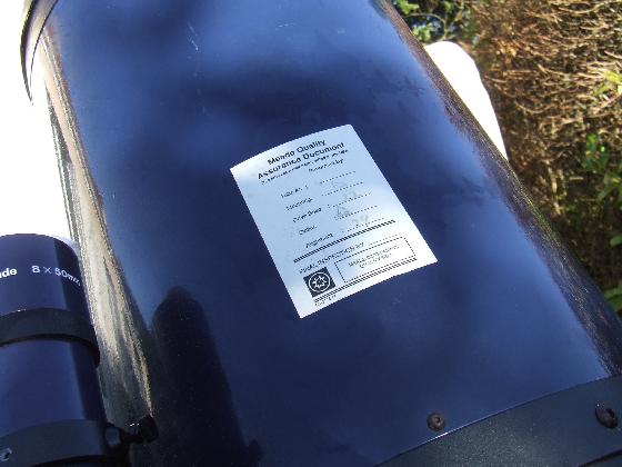 ENSEMBLE Meade SC305 sur monture G11 Losmandy