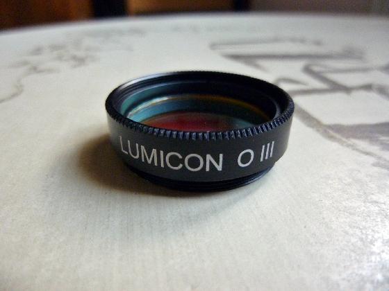 Filtre Lumicon OIII / Sphère armillaire Terrestre