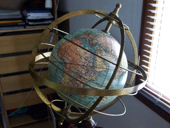 Filtre Lumicon OIII / Sphère armillaire Terrestre