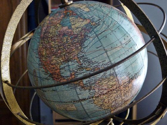 Filtre Lumicon OIII / Sphère armillaire Terrestre