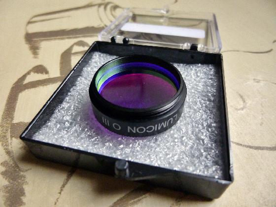 Filtre Lumicon OIII / Sphère armillaire Terrestre