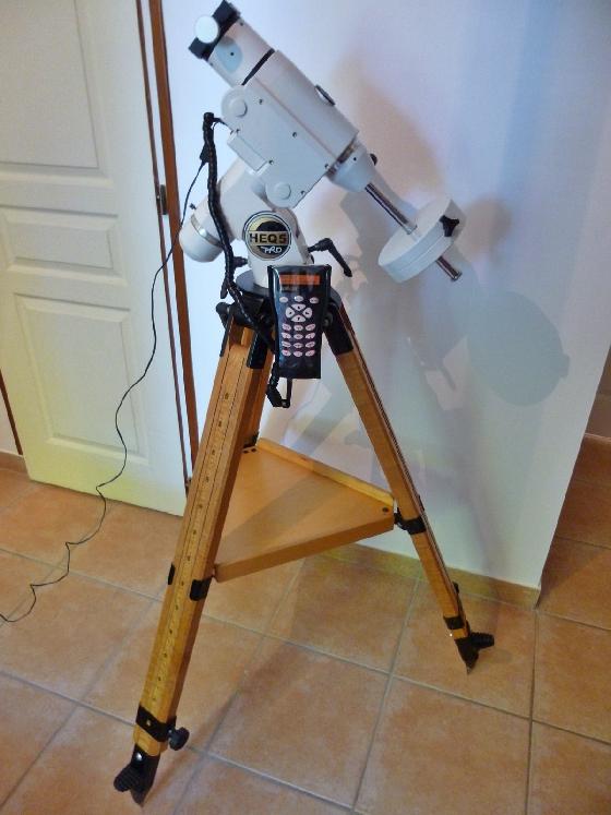 Monture Sky-Watcher HEQ5 Pro Go To avec Kit Rowan, Trépied Berlebach, Valise