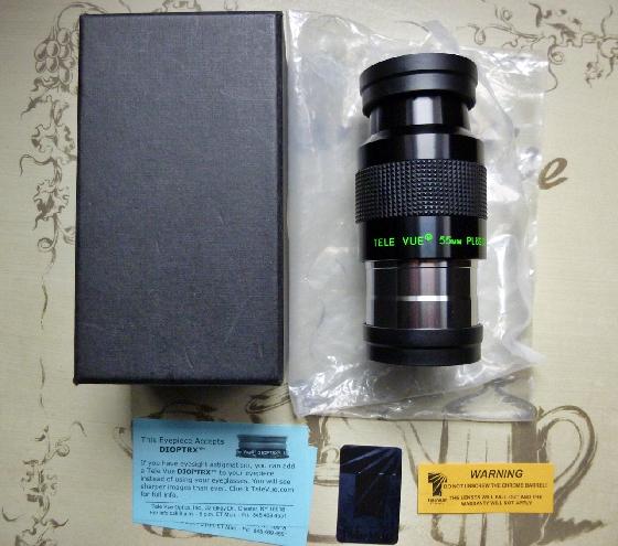 Oculaire Televue Plössl de 55mm / Complet / Etat Neuf