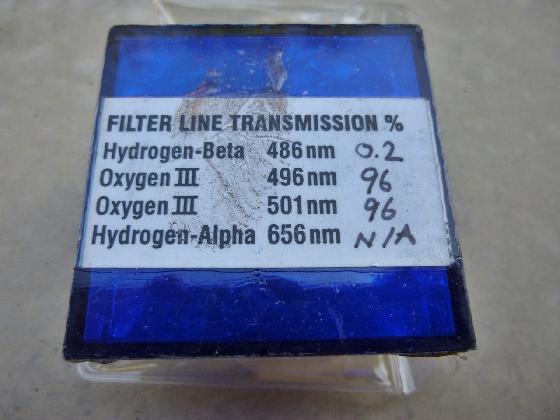 Filtre Lumicon OIII Oxygen 3 / 1ère Génération / Comme neuf