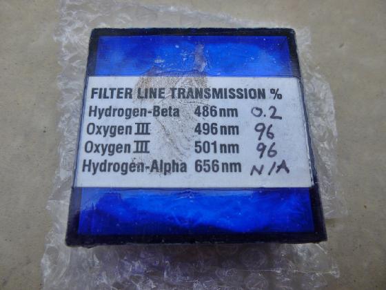 Filtre Lumicon OIII Oxygen 3 / 1ère Génération / Excellent Etat