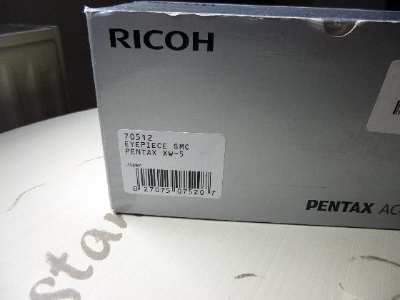 Oculaire Pentax xw 5 mm / Complet / Etat Neuf