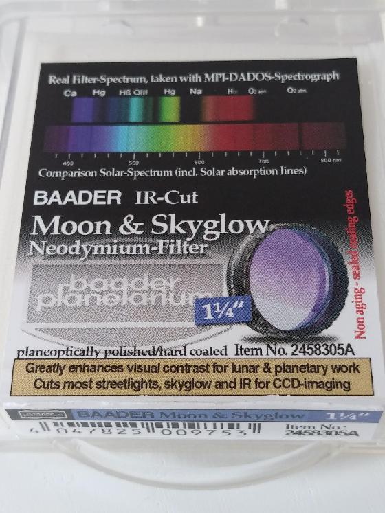 filtre ,oculaire et correcteur coma