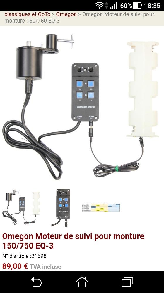 moteur suivi  Omegon