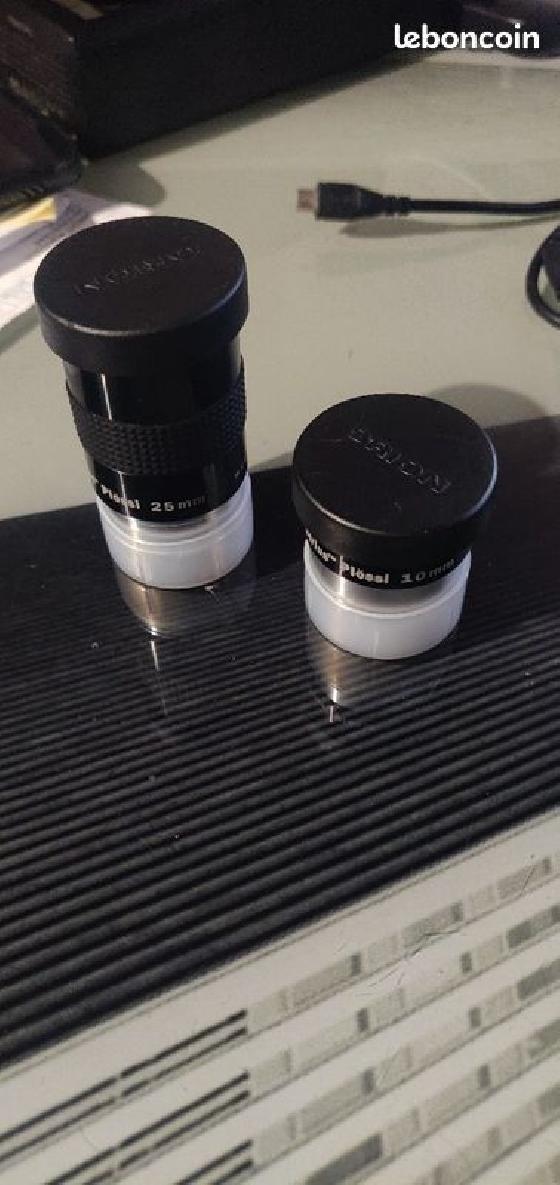 Oculaires Orion Sirius Plössl 25 et 10 mm 