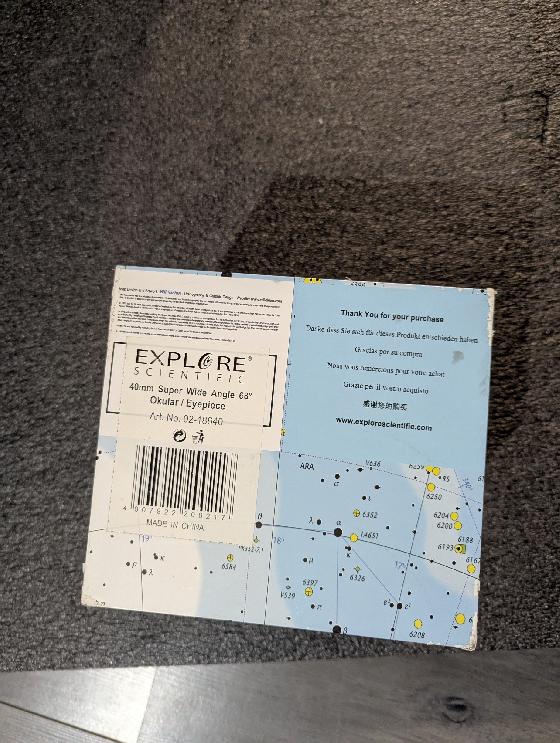 Oculaire Explore Scientific 40 mm - 68°