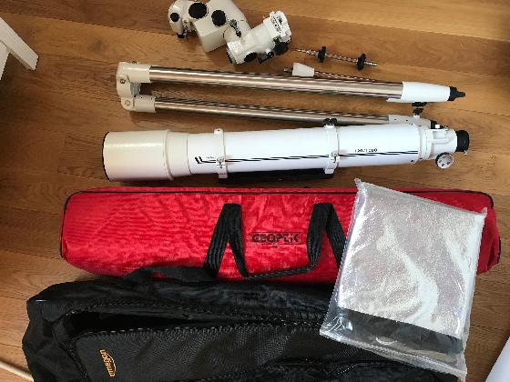 Lunette astronomique PERL Alhena 120/1000 NEQ5 comme neuve