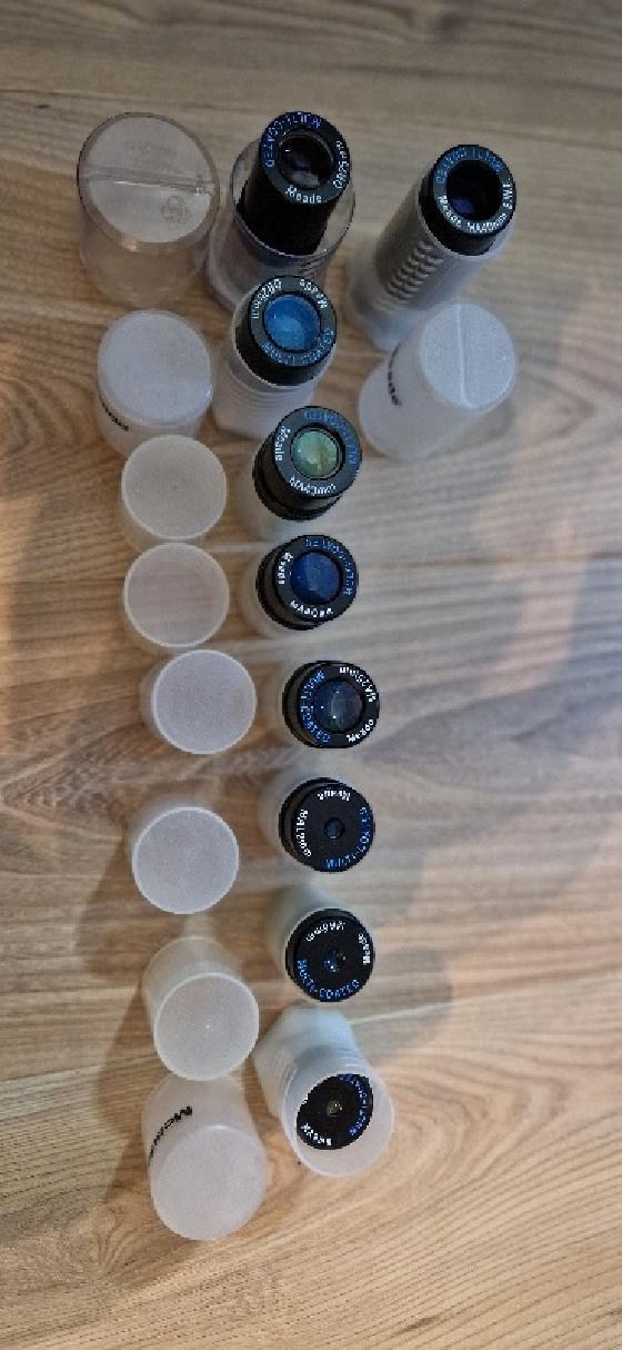 Lot oculaires Meade rares années 80.