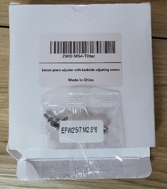 Bague anti-tilt M54 avec ajustement par l'arrière (ZWO)