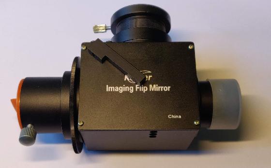 Miroir basculant pour mise au point.