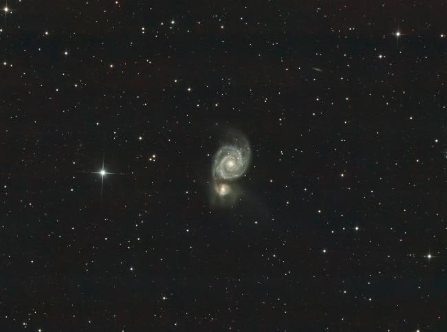 M51 galaxie du tourbillon