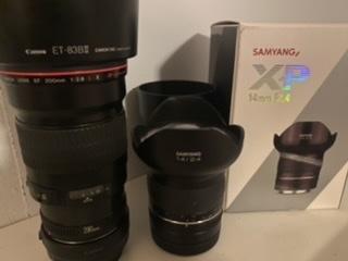 QHY 163M 8pos filterwheel, Astrodon, Canon EF