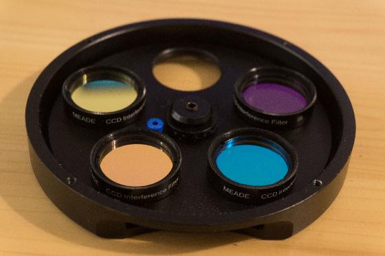 Roue a filtre 5x1.25 + filtre LRGB