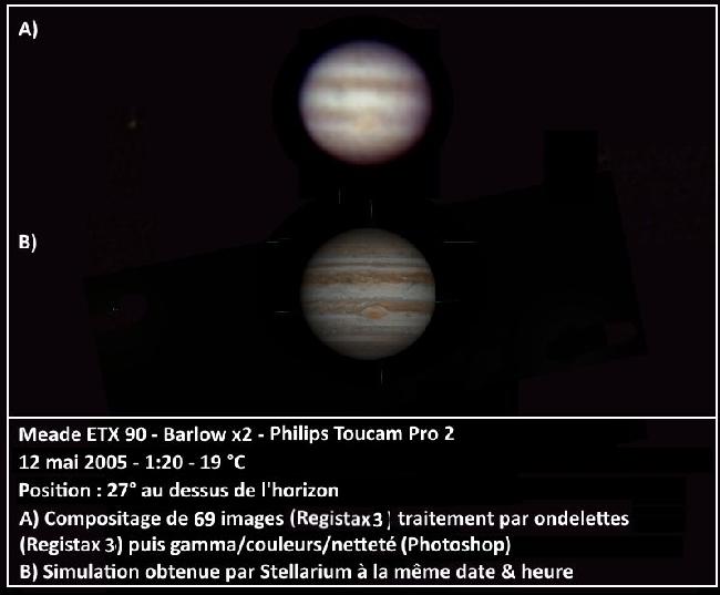 Jupiter 12 mai 2005 01:20 - ETX90 Toucam Pro 2