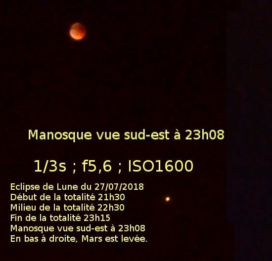 eclipse de Lune du 27 juillet 2018